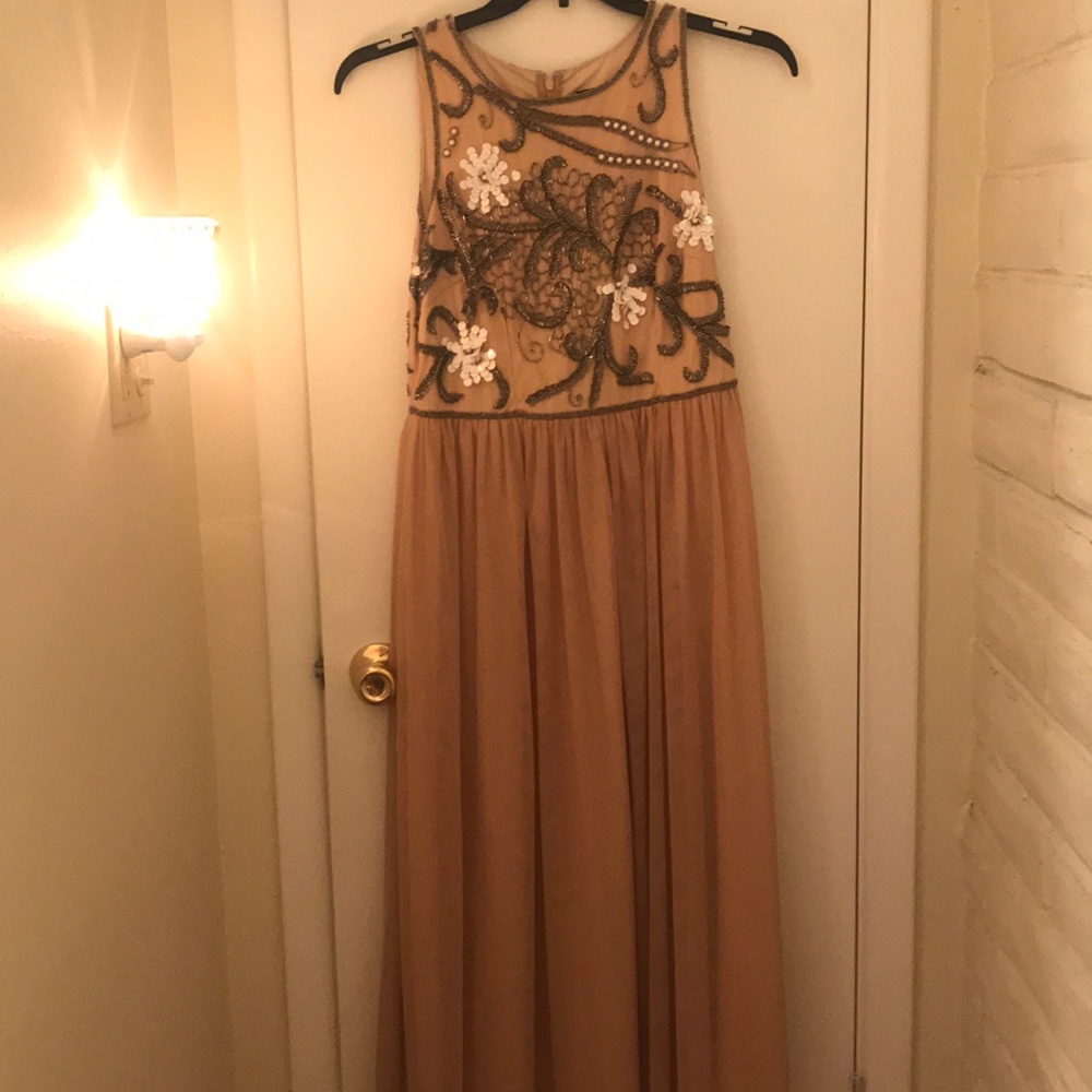 Gianni Bini Elise Beaded Midi Dress